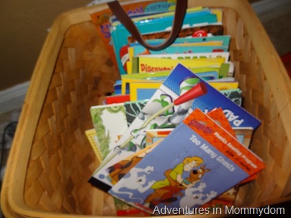 organizing children's books