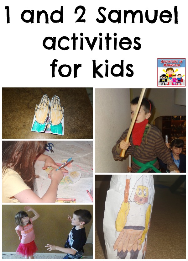 1 and 2 Samuel activities for kids