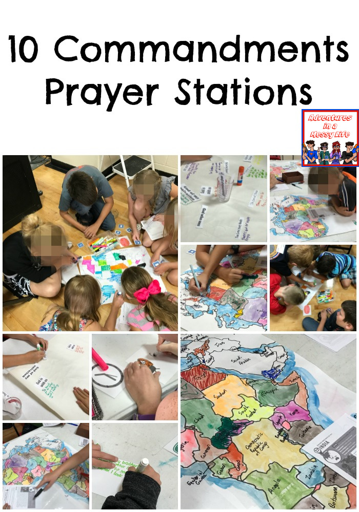 10 Commandments Prayer Station