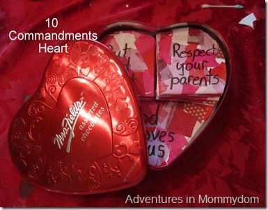 10 Commandments heart