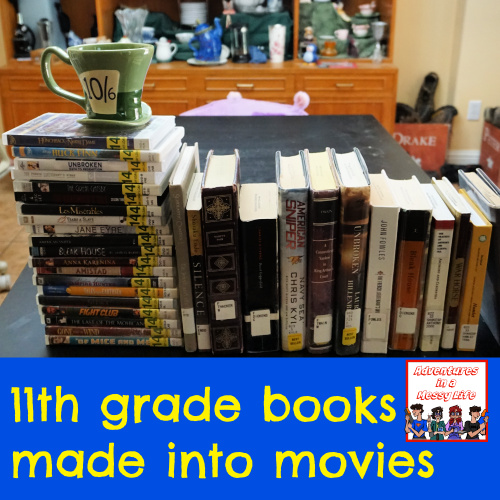 11th grade books made into movies reading