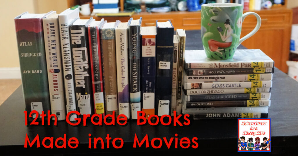 12th grade books made into movies to read and watch