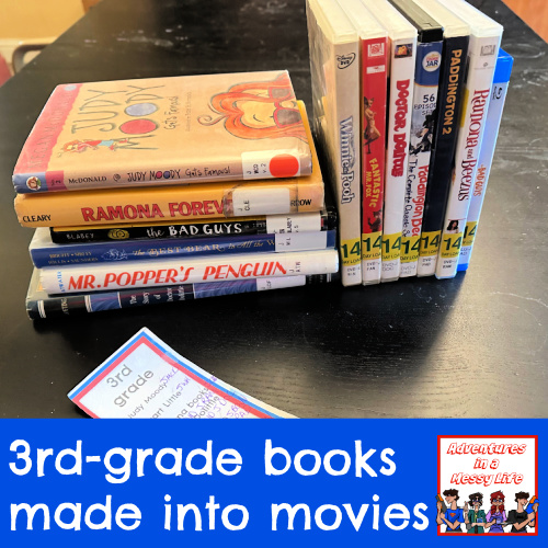 3rd grade books made into movies reading feature