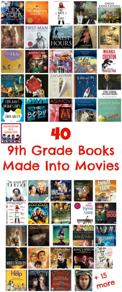 40 9th grade books made into movies