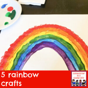 5 rainbow crafts Bible Genesis Old Testament