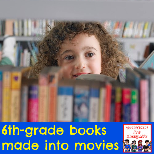 6th grade book and a movie reading middle