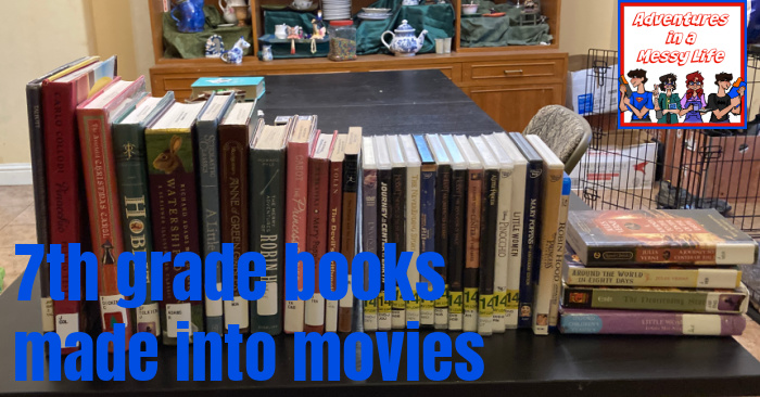 7th grade books made into movies great for low interest readers