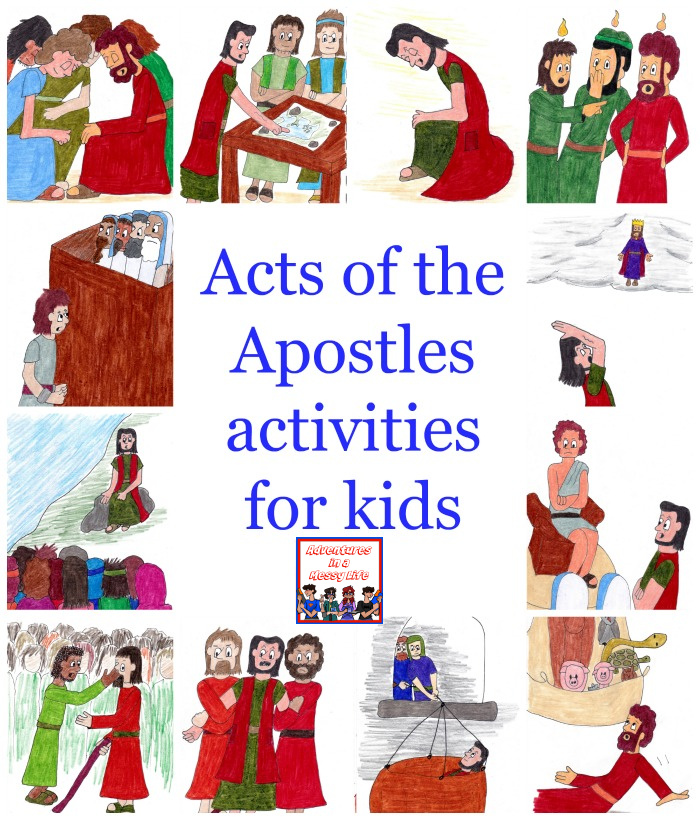 Acts of the Apostles activities for kids