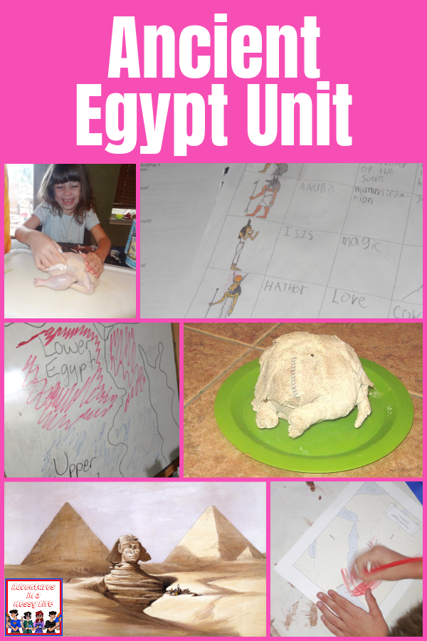 Ancient Egypt Unit homeschool history