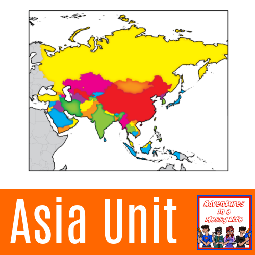 Asia unit geography elementary middle high