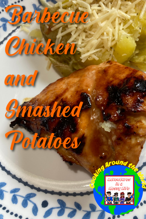 Barbecue Chicken and Smashed Potatoes