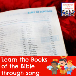 Books of the Bible song bible tools memorize