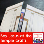 Boy jesus at the temple crafts Bible Gospel