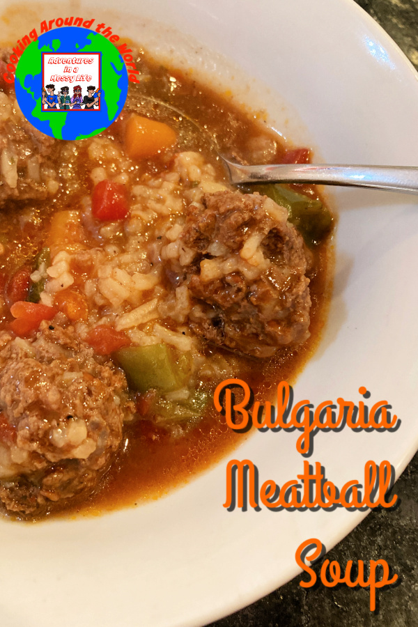 Bulgaria meatball soup