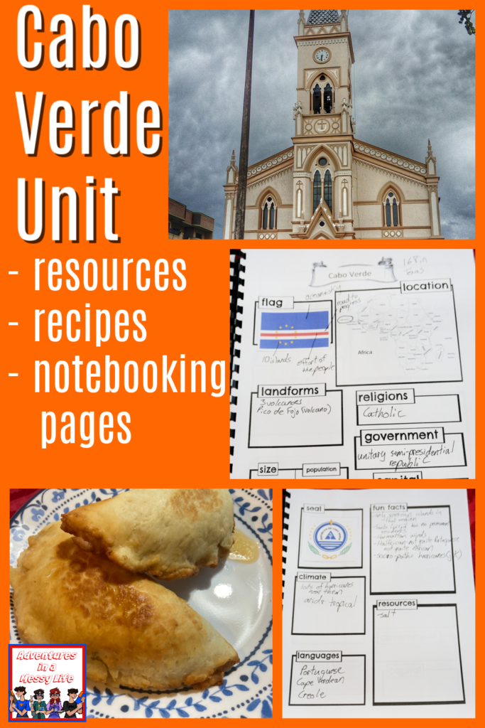 Cabo Verde unit homeschool geography