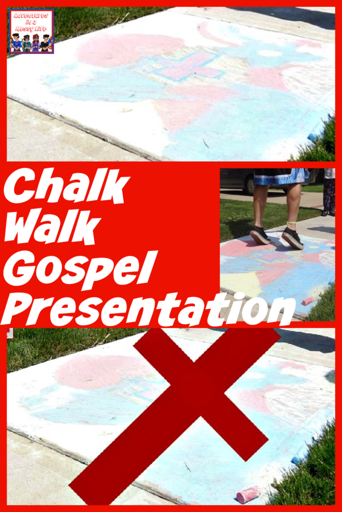 Chalk Walk Gospel Presentation for VBS