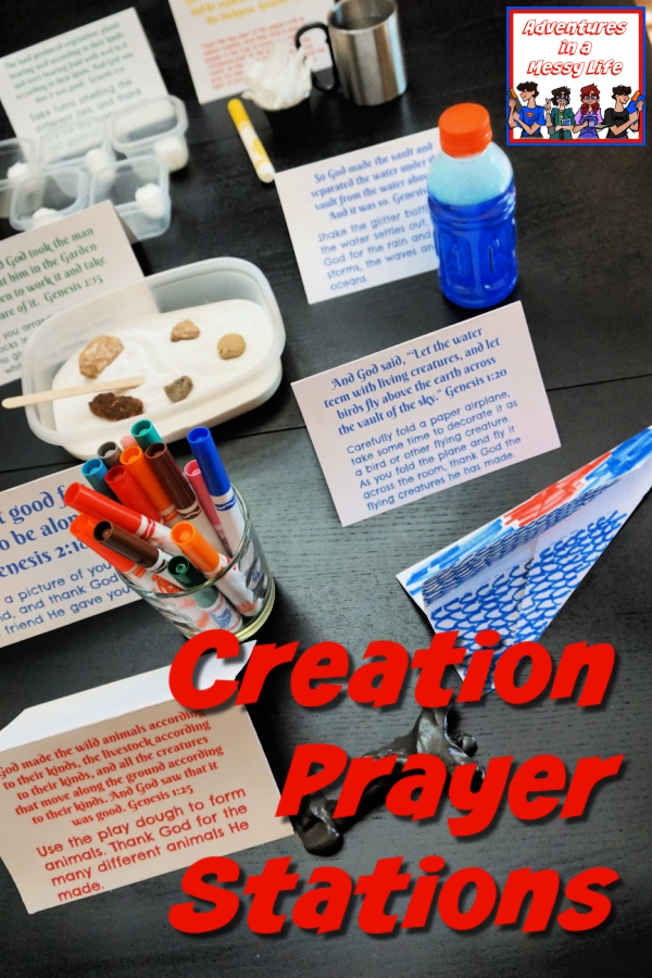 Creation Prayer Stations for your Sunday School