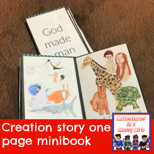Creation one page minibook