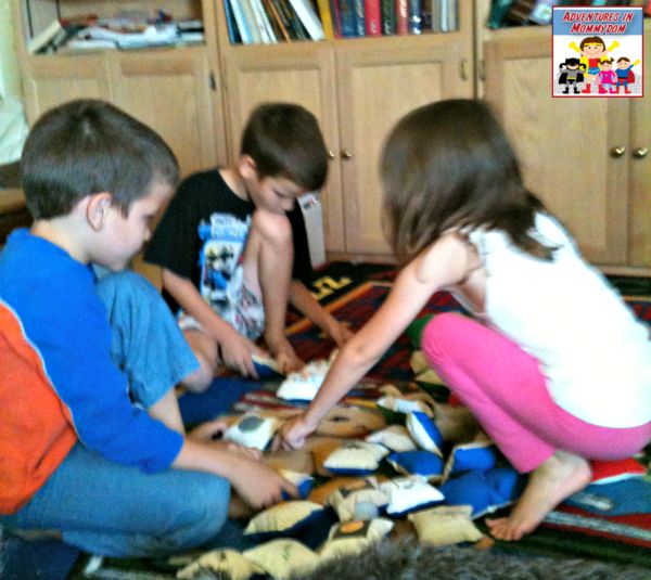 Creation story bean bags game