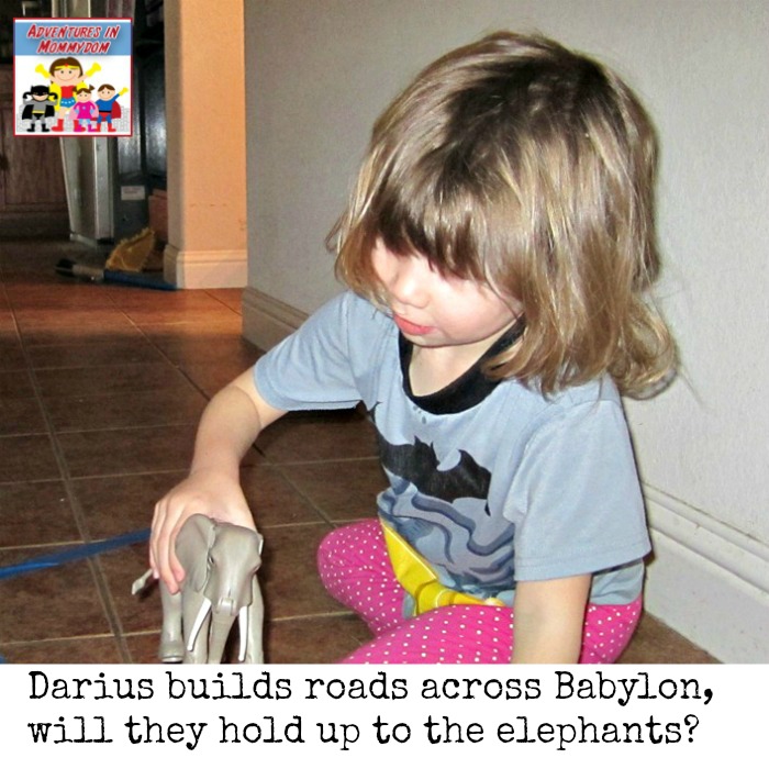 Darius builds roads across Babylon will they hold up to the elephants