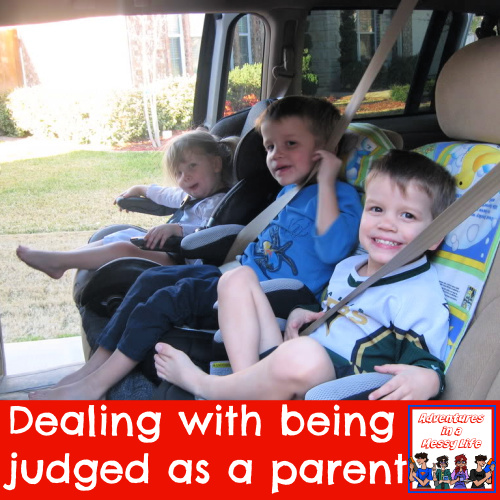 Dealing with being judged as a parent musings Bible