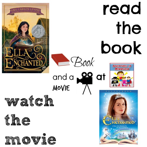 Ella Enchanted book and a movie feature