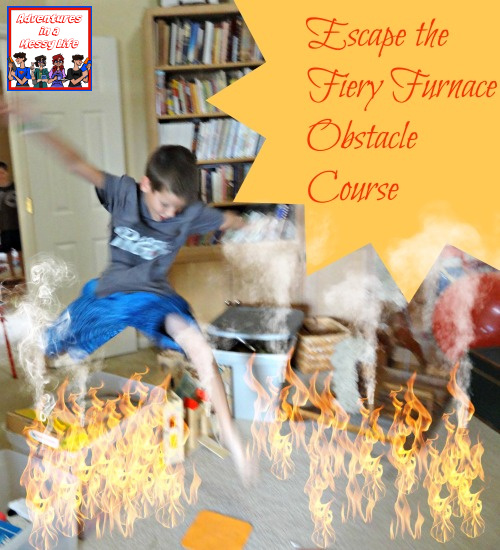 Escape the Fiery Furnace obstacle course