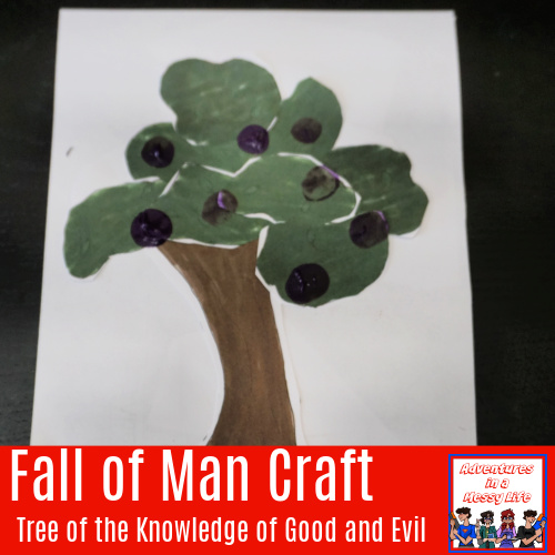 Fall of Man Craft Genesis Bible Old Testament