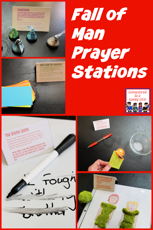 Fall of Man Prayer Stations for Sunday School