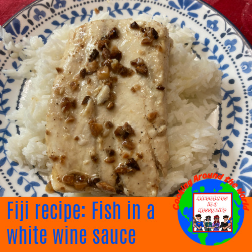 Fiji recipe fish in a white wine sauce