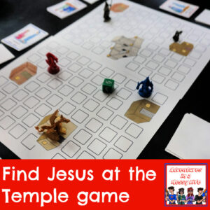 Find Jesus at the temple Bible game gospels new testament