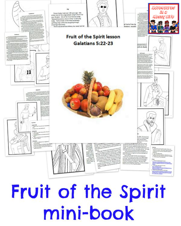 Fruit of the Spirit mini-book