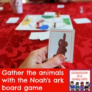 Gather the animals noah's ark board game genesis Bible Old Testament Bible game