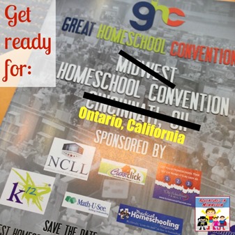 Get ready for Great Homeschool Conventions Ontario California
