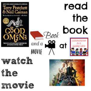 Good Omens book and a movie reading 12th 9th