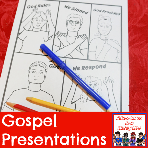 Gospel presentations Bible tools