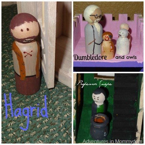 Harry Potter peg dolls teachers
