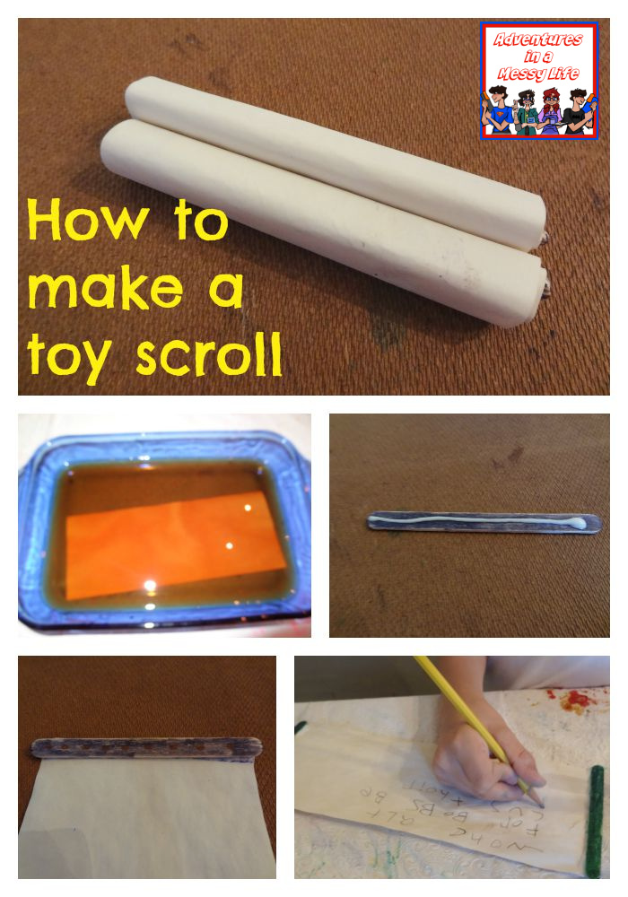 How to make a toy scroll