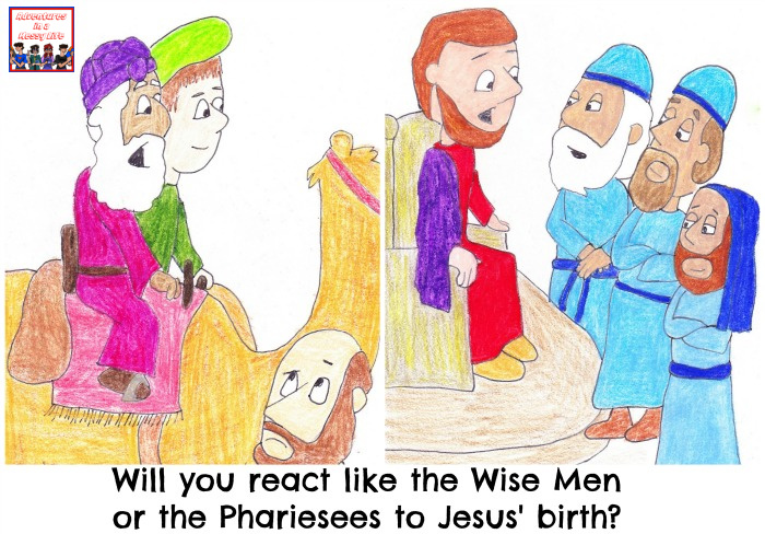 Wise men react to Jesus birth