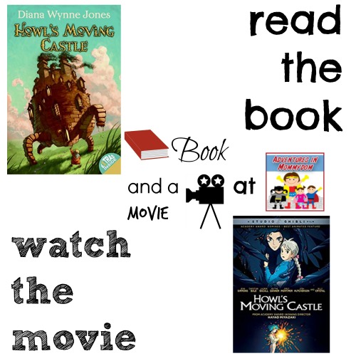 Howl's moving castle book and a movie feature