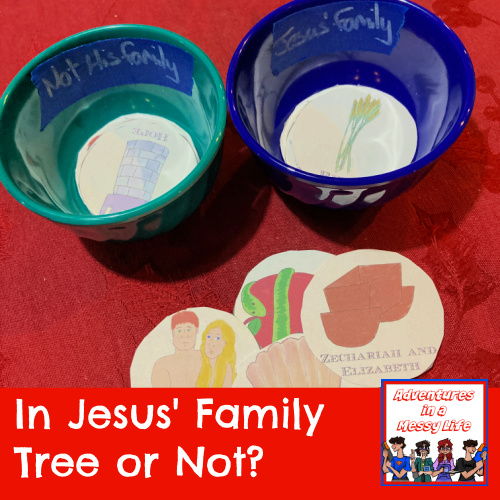 In Jesus family tree or not Jesse Tree Advent Gospel New Testament Bible
