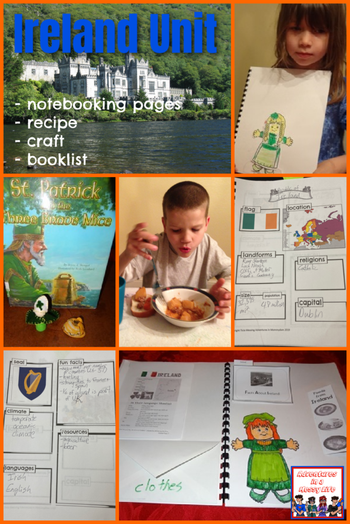 Ireland unit for homeschooling geography