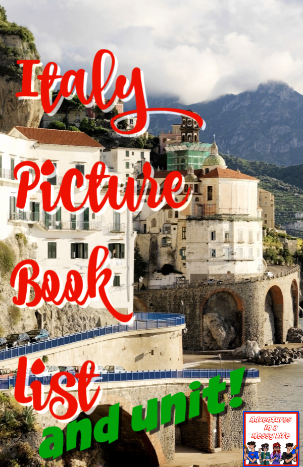 Italy picture book list and unit