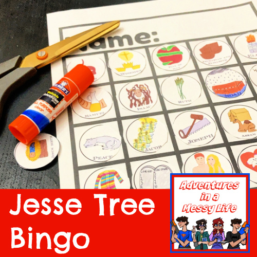 Jesse Tree bingo Advent Christmas New Testament Gospel Bible