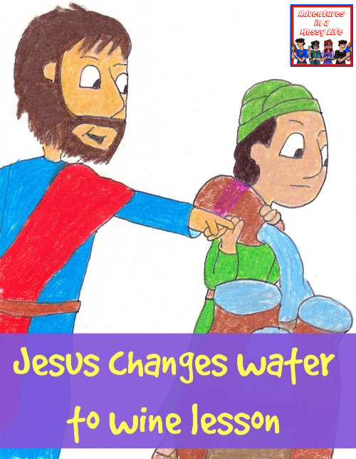Jesus changes water to wine lesson