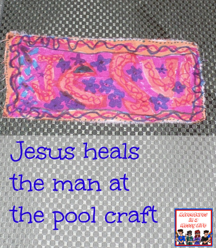 Jesus heals the man at the pool craft sample