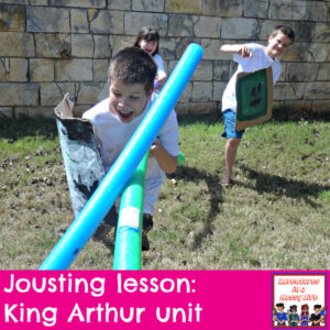 Jousting lesson King Arthur history Middle Ages Renaissance and Reformation nation building