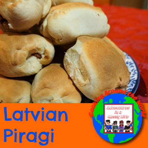 Latvian piragi breakfast main dish