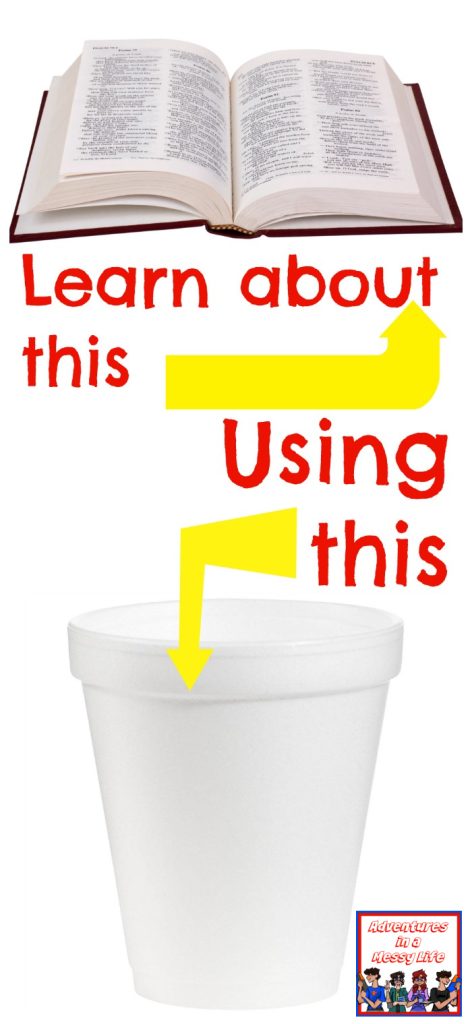 Learn about your Bible using styrofoam cups