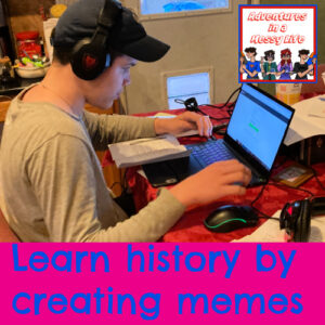 Learn history by creating memes